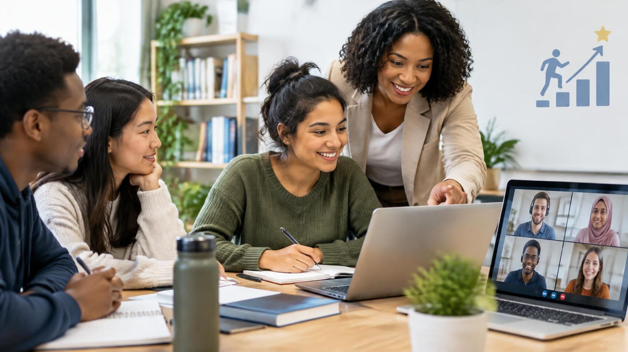 diverse group learning together